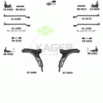 Подвеска колеса KAGER купить