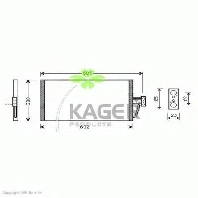 Конденсатор, кондиционер KAGER купить
