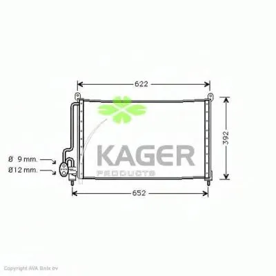 Конденсатор, кондиционер KAGER купить