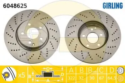 Тормозной диск GIRLING купить