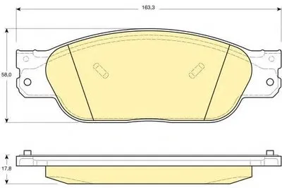 Комплект тормозных колодок, дисковый тормоз GIRLING купить