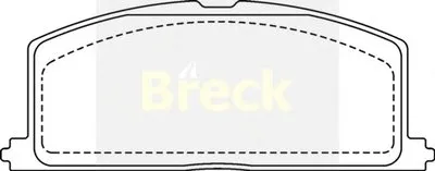 Комплект тормозных колодок, дисковый тормоз BRECK купить