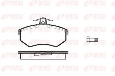 Комплект тормозных колодок, дисковый тормоз KAWE купить