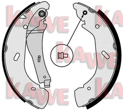 Комплект тормозных колодок KAWE купить