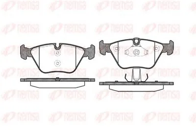 Комплект тормозных колодок, дисковый тормоз KAWE купить