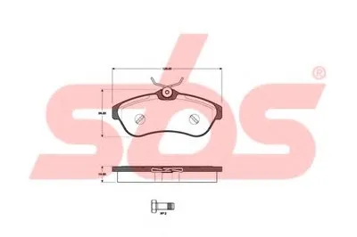 Комплект тормозных колодок, дисковый тормоз sbs купить
