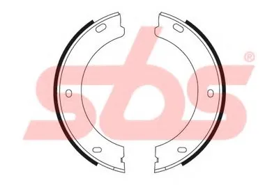 Комплект тормозных колодок, стояночная тормозная система sbs купить