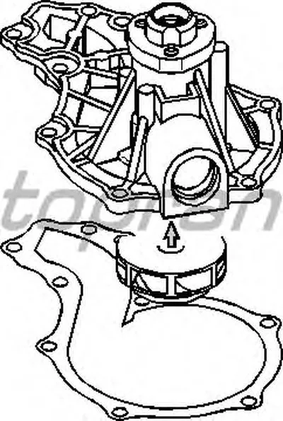 Водяной насос TOPRAN купить