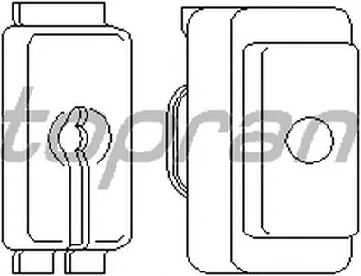 Тросик сцепления TOPRAN купить
