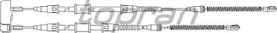 Трос, стояночная тормозная система TOPRAN купить