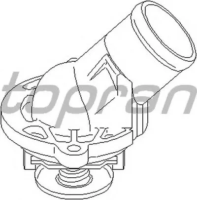 Термостат, охлаждающая жидкость TOPRAN купить