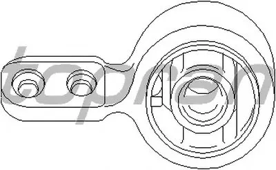 Кронштейн, подушки рычага TOPRAN купить