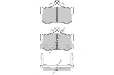 Комплект тормозных колодок, дисковый тормоз E.T.F. купить