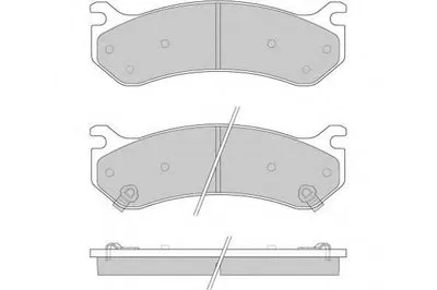 Комплект тормозных колодок, дисковый тормоз E.T.F. купить