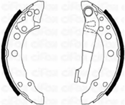 Комплект тормозных колодок CIFAM купить