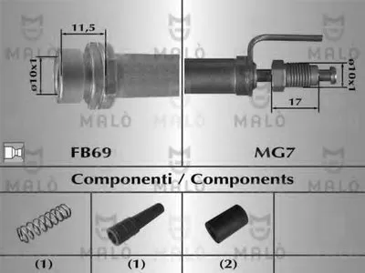 Тормозной шланг MALÒ купить