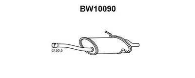 Глушитель выхлопных газов конечный VENEPORTE купить