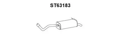 Глушитель выхлопных газов конечный VENEPORTE купить