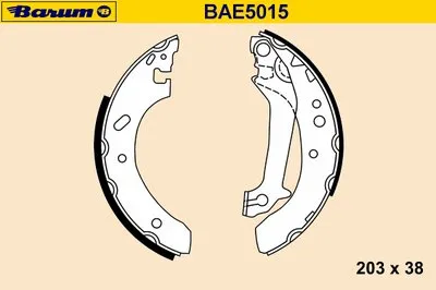 Комплект тормозных колодок BARUM купить