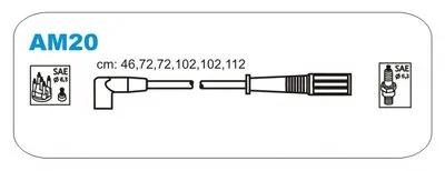 Комплект проводов зажигания JANMOR купить