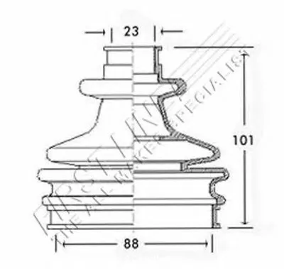 Пыльник, приводной вал FIRST LINE купить