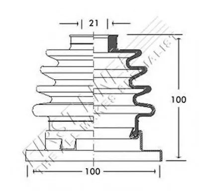 Пыльник, приводной вал FIRST LINE купить