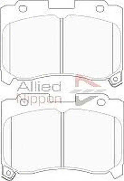 Комплект тормозных колодок, дисковый тормоз ANL Braking COMLINE купить