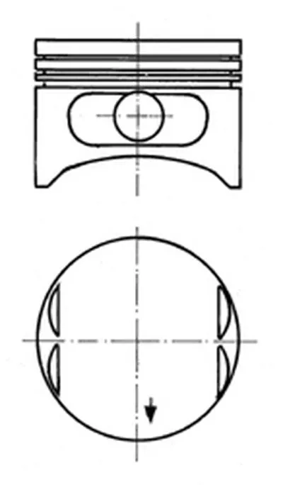 Поршень KOLBENSCHMIDT купить