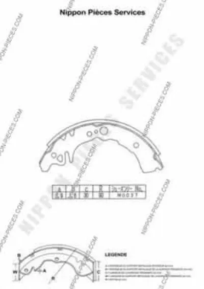 Комплект тормозных колодок NPS купить