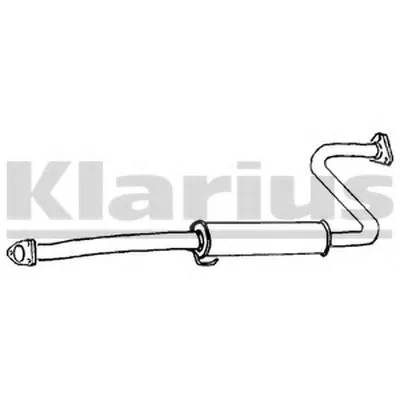 Средний глушитель выхлопных газов KLARIUS купить