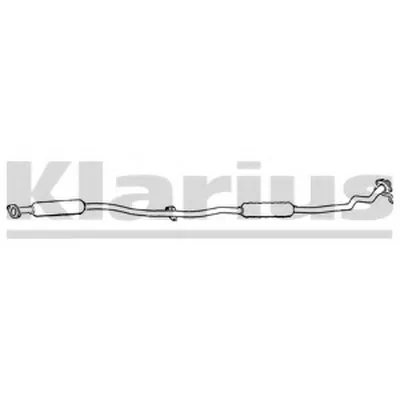 Средний глушитель выхлопных газов KLARIUS купить