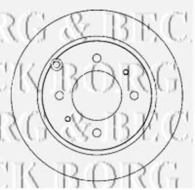 Тормозной диск BORG & BECK купить