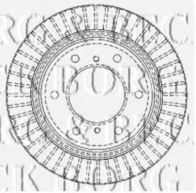 Тормозной диск BORG & BECK купить