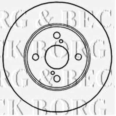 Тормозной диск BORG & BECK купить