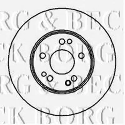 Тормозной диск BORG & BECK купить