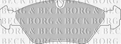 Комплект тормозных колодок, дисковый тормоз BORG & BECK купить