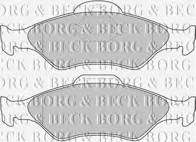 Комплект тормозных колодок, дисковый тормоз BORG & BECK купить