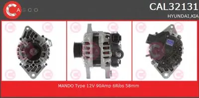 Генератор GENUINE SERIES CASCO купить