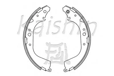 Комплект тормозных колодок KAISHIN купить