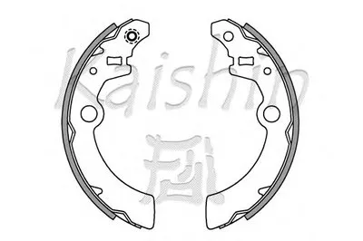 Комплект тормозных колодок KAISHIN купить