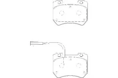 Комплект тормозных колодок, дисковый тормоз WAGNER купить