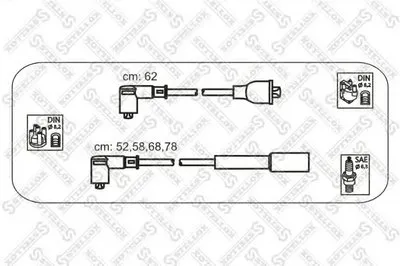 Комплект проводов зажигания STELLOX купить