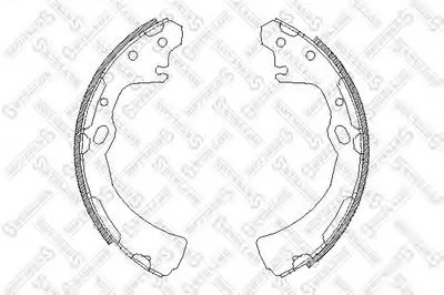 Комплект тормозных колодок STELLOX купить