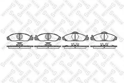 Комплект тормозных колодок, дисковый тормоз STELLOX купить