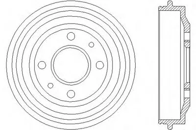Тормозной барабан HELLA PAGID купить