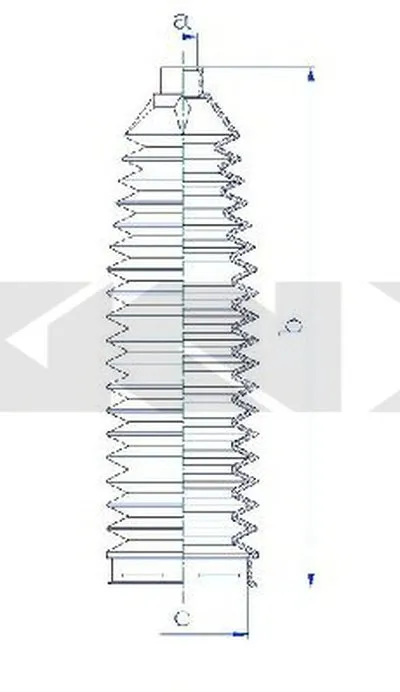 Пыльник, рулевое управление SPIDAN купить