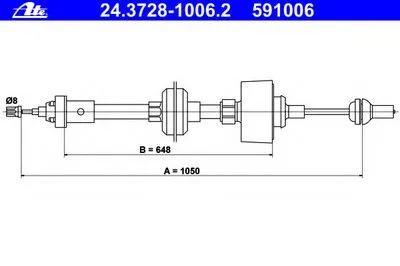Тросик сцепления ATE купить