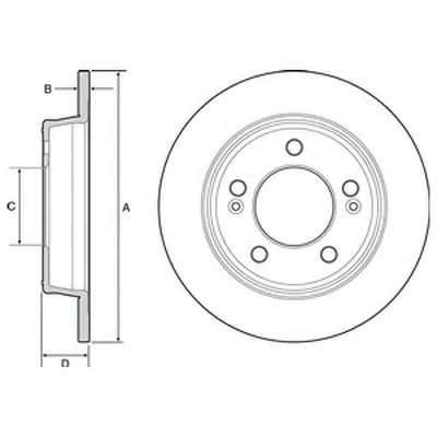 Тормозной диск DELPHI купить