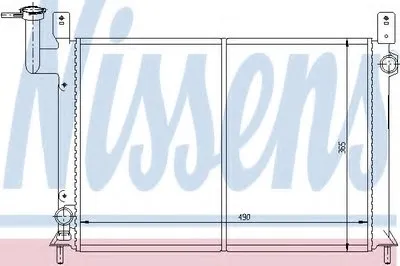 Радиатор, охлаждение двигателя NISSENS купить