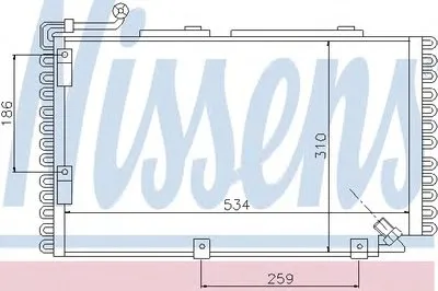 Конденсатор, кондиционер NISSENS купить